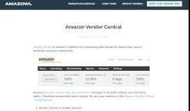 
							         Amazon Vendor Central Guide | Amazowl								  
							    