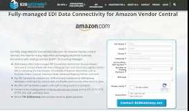 
							         Amazon Vendor Central Portal Integration | B2BGateway								  
							    