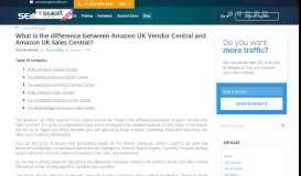 
							         Amazon Vendor Central UK - How To Grow Your Business On ...								  
							    