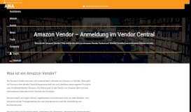 
							         Amazon Vendor – Sign in to Vendor Central – AMALYZE								  
							    
