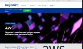 
							         Amazon Web Services | Business Partners | Cognizant Technology ...								  
							    