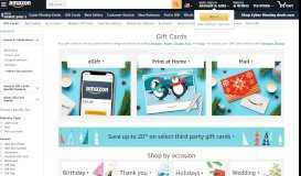 
							         Amazon.com Gift Cards								  
							    