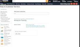 
							         Amazon.com Help: Amazon Family								  
							    