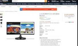 
							         Amazon.com: L.G 25UM65P 21:9 UltraWide Monitor: Computers ...								  
							    