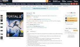 
							         Amazon.com: Portal 2 - PC: Video Games								  
							    