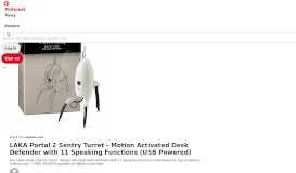 
							         Amazon.com : Portal 2 Sentry Turret - Motion Activated Desk Defender ...								  
							    