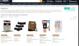 
							         Amazon.de Angebote: Jeden Tag neue Deals - stark reduziert								  
							    