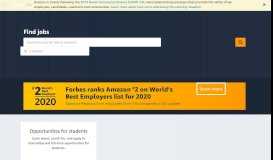 
							         Amazon.jobs: Help us build Earth's most customer-centric company.								  
							    