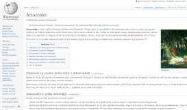 
							         Amazonke - Wikipedija, prosta enciklopedija								  
							    