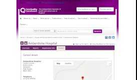 
							         Amberstone Hospital - CQC								  
							    