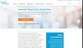 
							         Ambetter Peach State Health Plan | HealthMarkets								  
							    