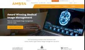 
							         Ambra Health: Your Medical Image Cloud - DICOM/PACS/VNA Platform								  
							    