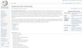 
							         Ambrose Alli University - Wikipedia								  
							    
