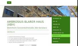 
							         Ambrosius Blarer Haus (ABH) - TBH Konstanz								  
							    