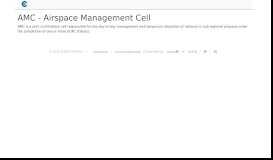 
							         AMC - Airspace Management Cell | PRU Portal								  
							    