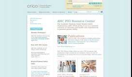 
							         AMC PSO Resource Center - crico								  
							    