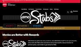 
							         AMC Stubs - Collect Memories. Get Rewards. - AMC Theatres								  
							    