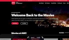 
							         AMC Theatres - movie times, movie trailers, buy tickets and gift cards.								  
							    