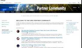 
							         AMD Partners | Community								  
							    
