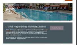 
							         Amenities at Station 40 | Apartments with High Ceilings								  
							    