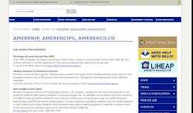 
							         AmerenIP, AmerenCIPS, AmerenCILCO | The LIHEAP ...								  
							    