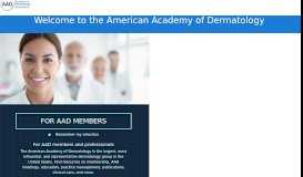 
							         American Academy of Dermatology								  
							    