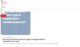 
							         American Airlines Jetnet Login & Registration - newjetnet.aa.com ...								  
							    