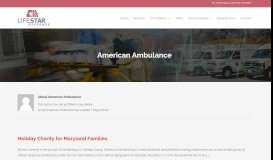 
							         American Ambulance – Lifestar Response								  
							    