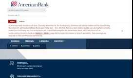 
							         American Bank NA								  
							    