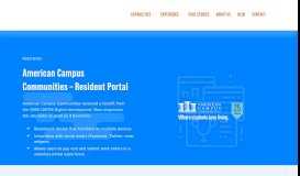 
							         American Campus Communities – Resident Portal - CURTIS Digital ...								  
							    