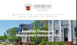 
							         American Community Management - Home								  
							    