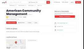 
							         American Community Management - Property Management - 7484 ...								  
							    