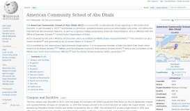 
							         American Community School of Abu Dhabi - Wikipedia								  
							    