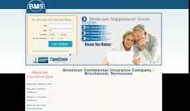 
							         American Continental Insurance Company - Medicare Supplement ...								  
							    