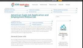 
							         American Eagle Job Application and Employment Resources | Job ...								  
							    