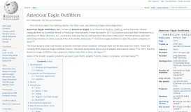 
							         American Eagle Outfitters - Wikipedia								  
							    