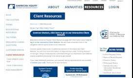 
							         American Equity's Client Resources								  
							    