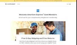 
							         American Express - ShopRunner								  
							    