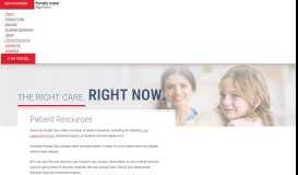 
							         American Family Care Patient Resources | Walk-in Urgent Care Clinics								  
							    