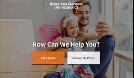 
							         American General Life Insurance | American General Term Life								  
							    
