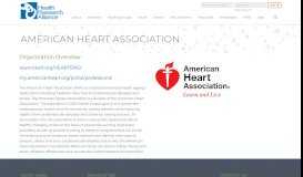 
							         American Heart Association - Health Research Alliance								  
							    
