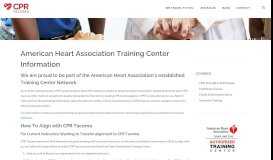 
							         American Heart Association Training Center - CPR Tacoma								  
							    