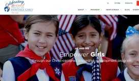 
							         American Heritage Girls | Character Development Organization								  
							    