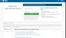 
							         American International Group (AIG): Login, Bill Pay, Customer Service ...								  
							    