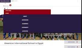 
							         American International School of Egypt								  
							    