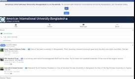 
							         American International University-Bangladesh - Dhaka, Bangladesh ...								  
							    