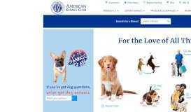 
							         American Kennel Club								  
							    