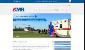 
							         American Medical Response | AMR Medical Transportation								  
							    