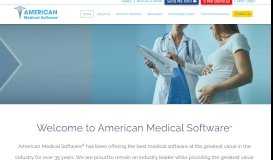 
							         American Medical Software - Top Rated Medical Software								  
							    