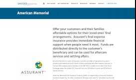 
							         American Memorial - Savers Marketing								  
							    